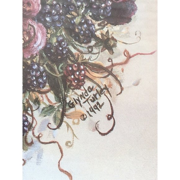 Glynda Turley “Love Builds the Strongest Nest” Framed Blue Eggs In Floral Nest - Picture 5 of 10